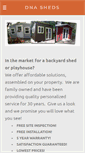 Mobile Screenshot of dnasheds.com